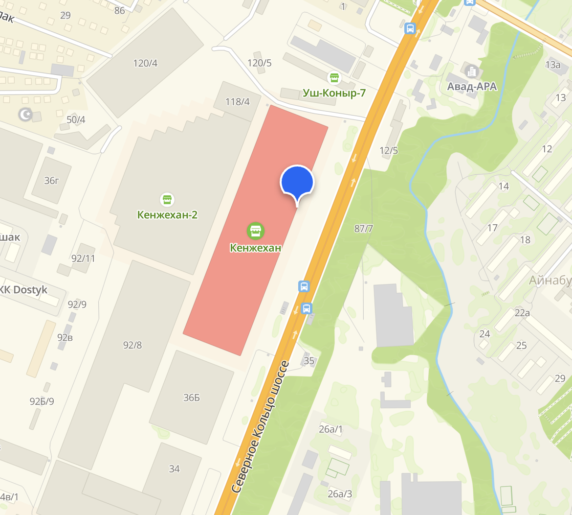 Карта расположения All For Auto в Алматы